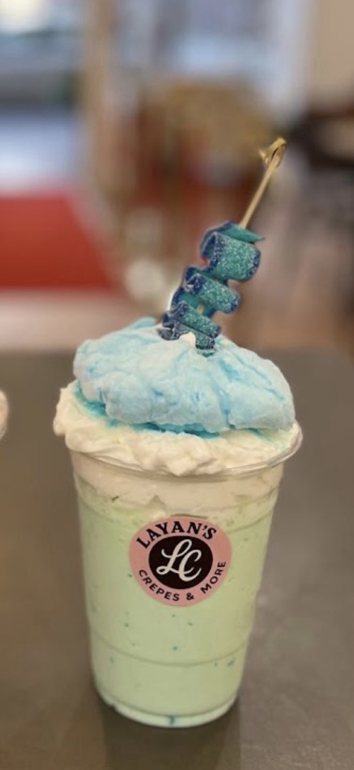 Blue Cotton Candy Milkshake